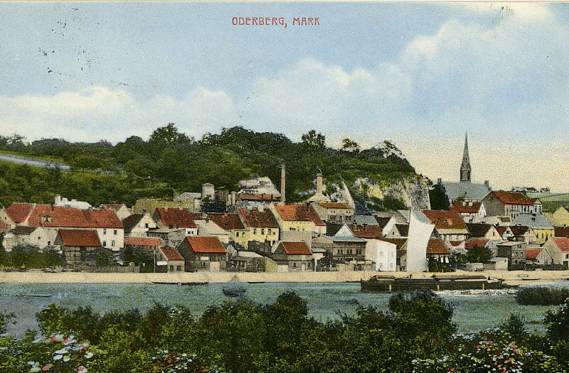 Alte Oder in Oderberg 1910 | www.oderberg-damals.de