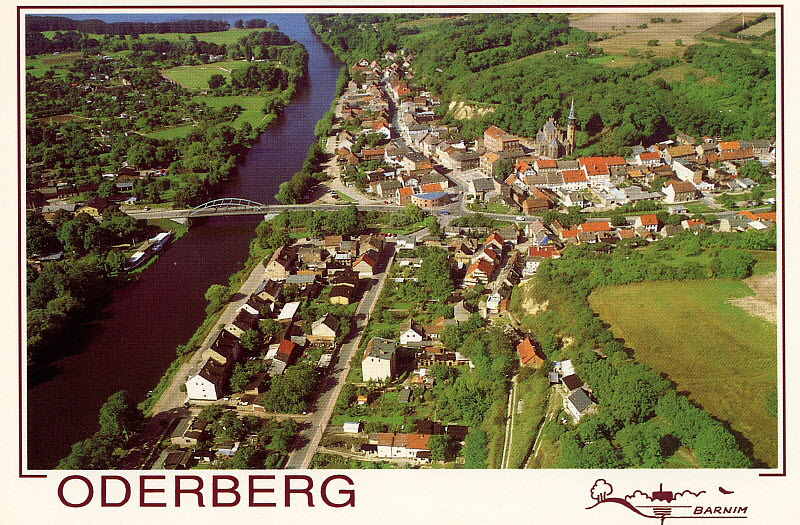 Luftaufnahme von Oderberg | www.oderberg-damals.de