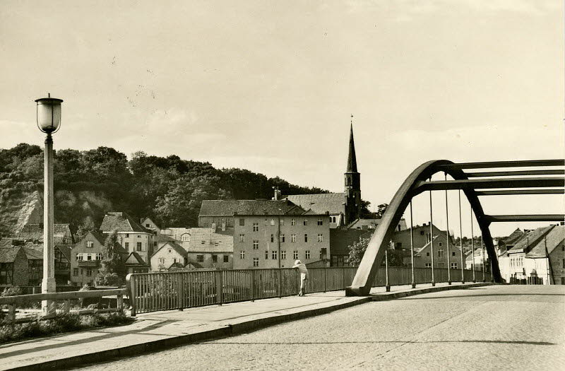 Brücke über die Alte Oder 1971 | www.oderberg-damals.de