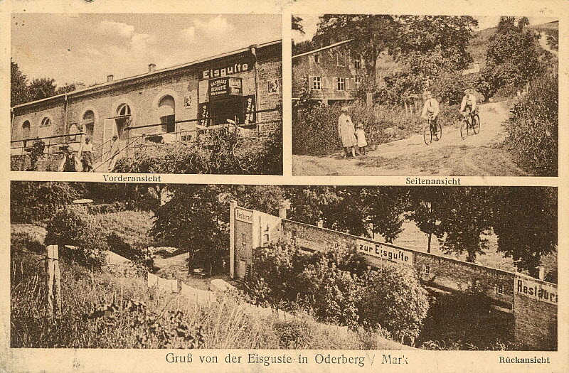 Oderberg Gasthaus Eisguste um 1914 | www.oderberg-damals.de