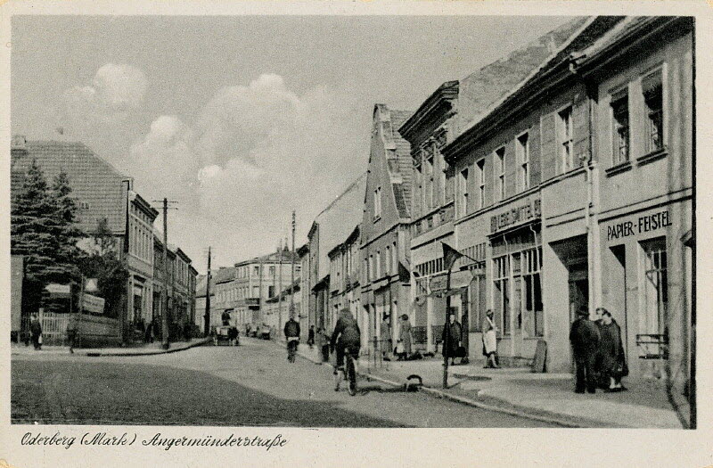 Angermünder Straße 1954 | www.oderberg-damals.de