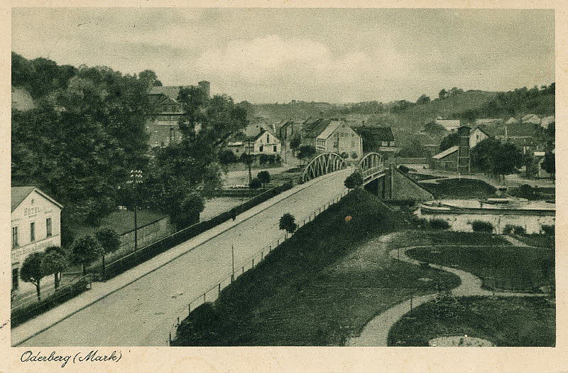 Brücke über die Alte Oder 1916 | www.oderberg-damals.de