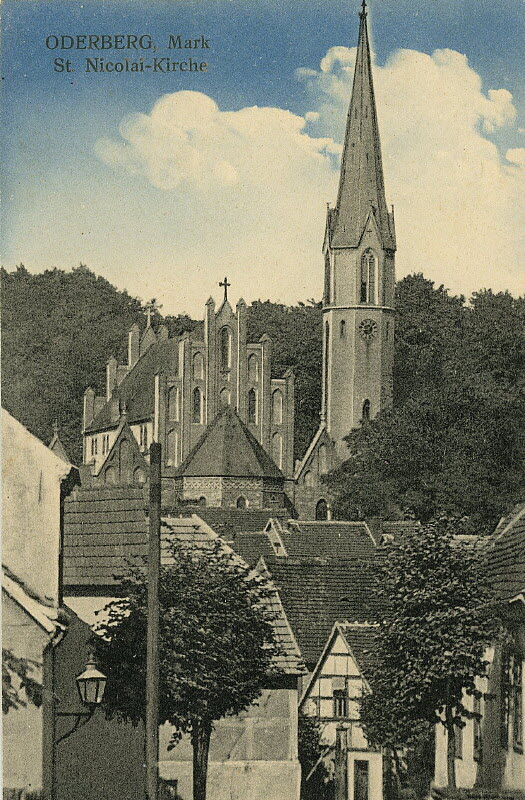 Kirche um 1913 | www.oderberg-damals.de