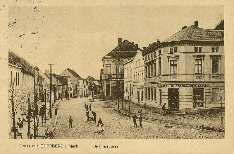 Markt 1913 | www.oderberg-damals.de