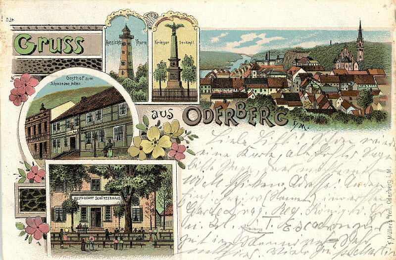 Lithographie 1898 | www.oderberg-damals.de