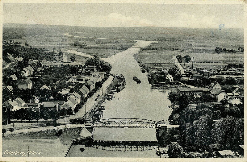 Luftaufnahme von Oderberg 1941 | www.oderberg-damals.de