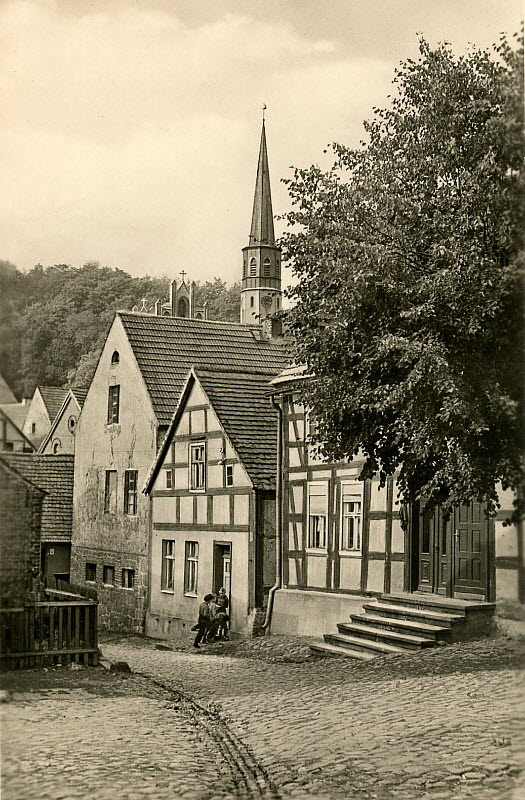 Kietz in Oderberg 1958 | www.oderberg-damals.de