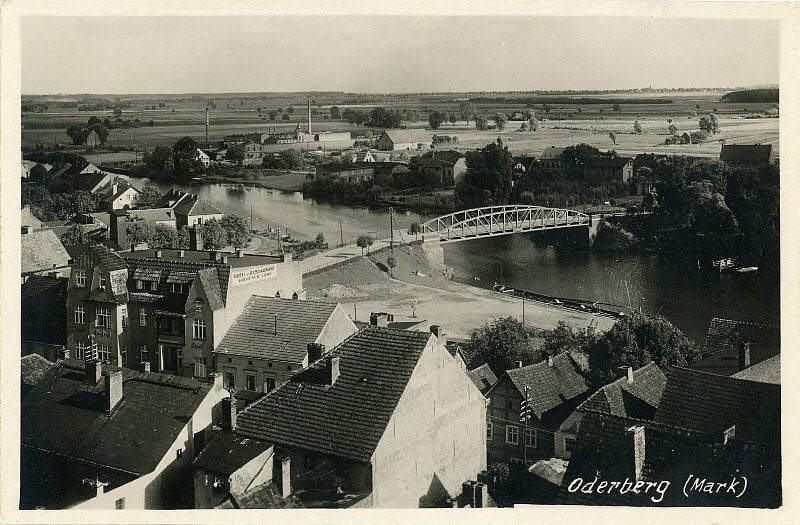 Brücke über die Alte Oder 1940 | www.oderberg-damals.de