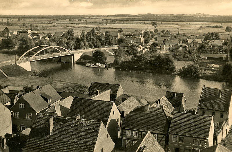 Brücke über die Alte Oder 1961 | www.oderberg-damals.de