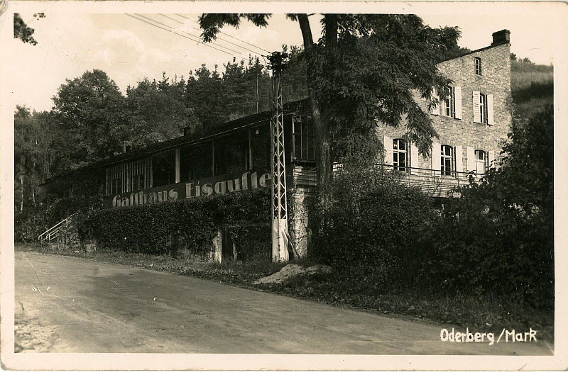 Oderberg Gasthaus Eisguste 1925 | www.oderberg-damals.de