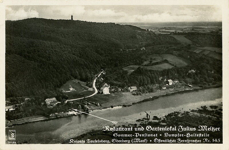 Luftaufnahme von Oderberg 1938 | www.oderberg-damals.de