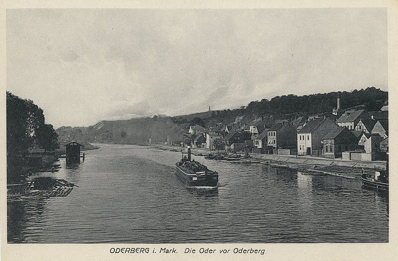 Alte Oder in Oderberg um 1898 | www.oderberg-damals.de