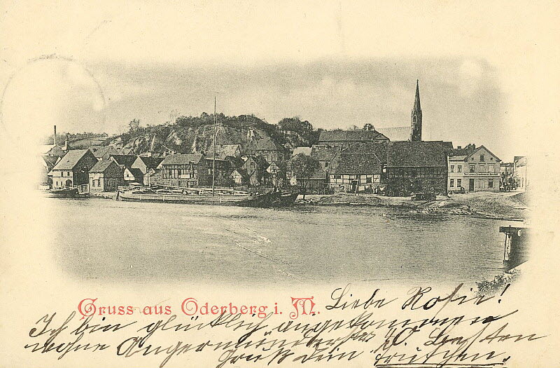 Alte Oder in Oderberg um 1930 | www.oderberg-damals.de