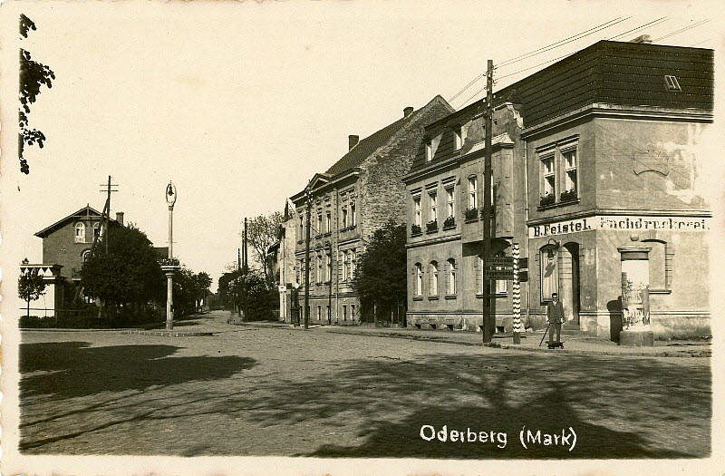 Wilhelmstraße um 1934 | www.oderberg-damals.de