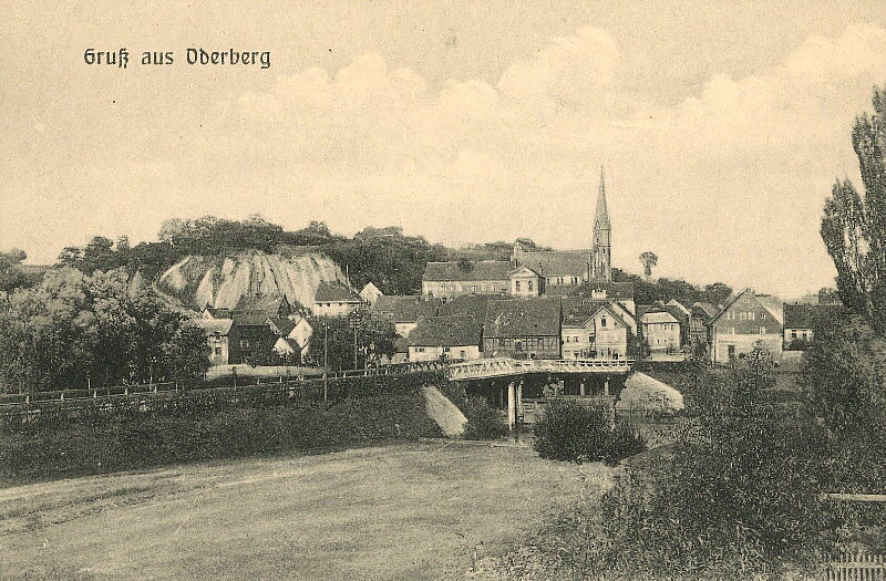 Brücke über die Alte Oder um 1912 | www.oderberg-damals.de