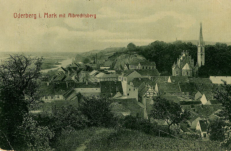 Gesamtansicht um 1910 | www.oderberg-damals.de