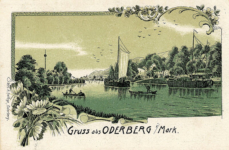 Lithographie um 1900 | www.oderberg-damals.de