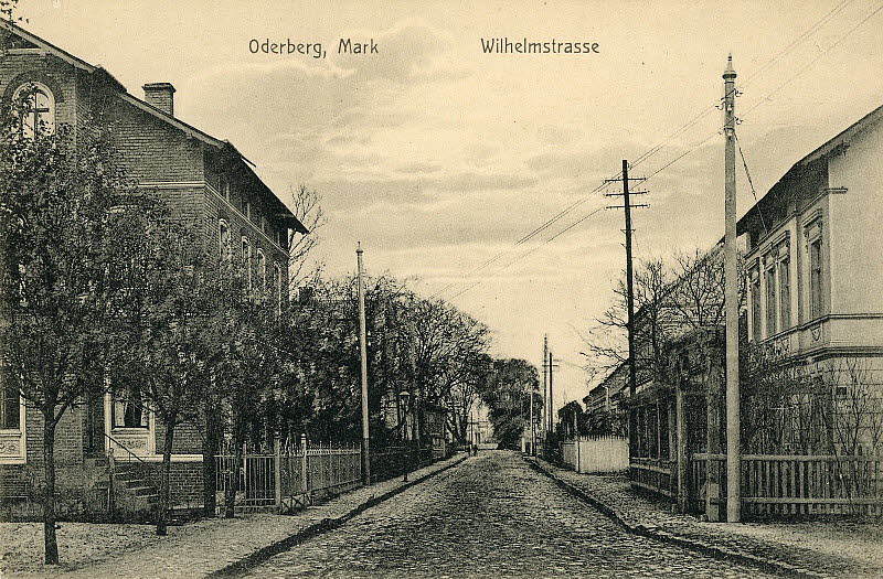 Wilhelmstraße um 1910 | www.oderberg-damals.de
