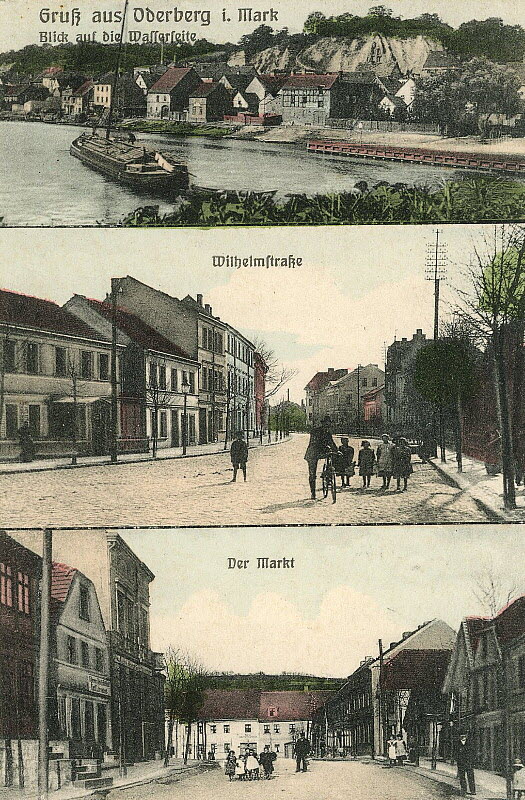 Markt um 1912 | www.oderberg-damals.de