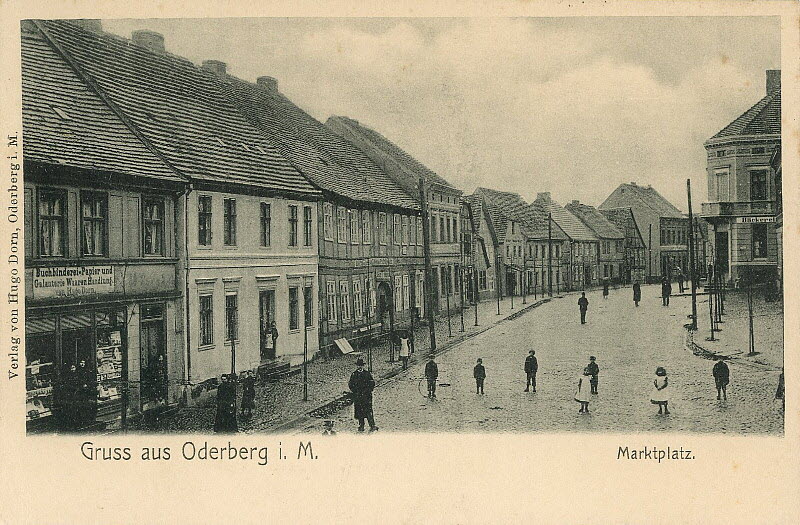 Markt um 1906 | www.oderberg-damals.de