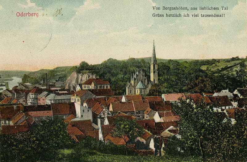 Gesamtansicht 1909 | www.oderberg-damals.de