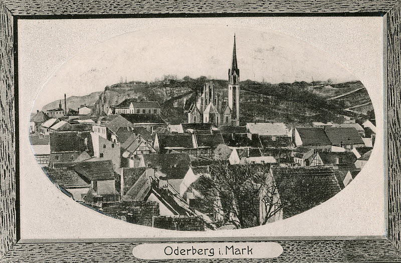 Oderberg Gesamtansicht um 1925 | www.oderberg-damals.de