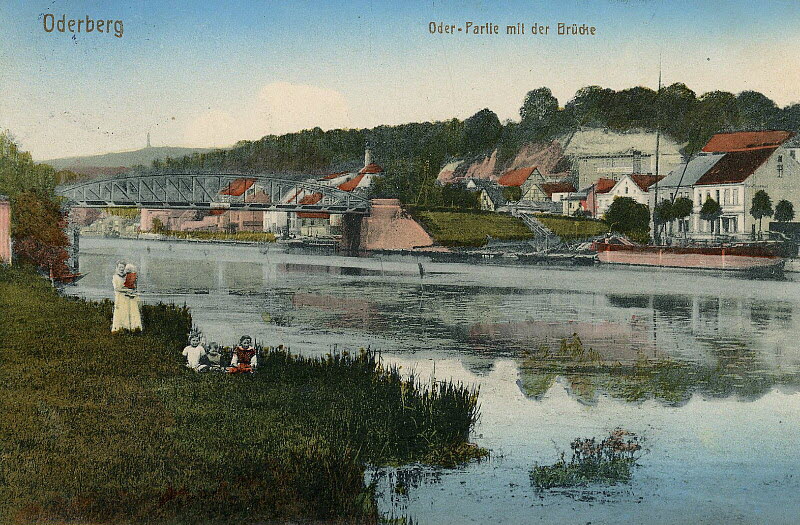 Alte Oder in Oderberg um 1908 | www.oderberg-damals.de