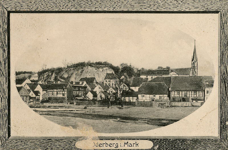 Oderberg Gesamtansicht um 1920 | www.oderberg-damals.de