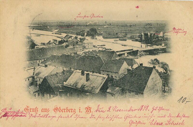 Alte Oder in Oderberg um 1900 | www.oderberg-damals.de