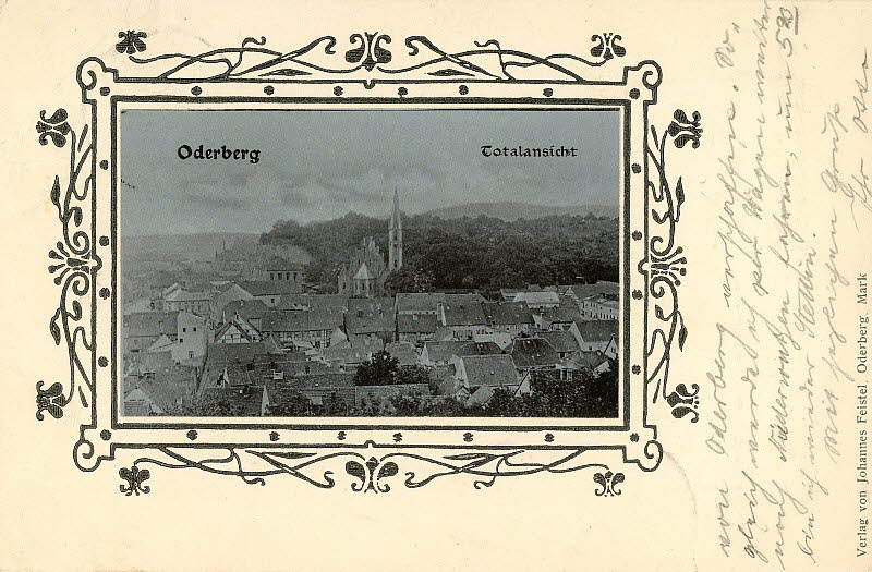 Gesamtansicht um 1901 | www.oderberg-damals.de